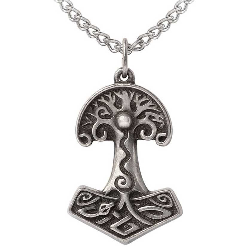 Alchemy Gothic Yggdrsil Viking World Tree Pendant P994