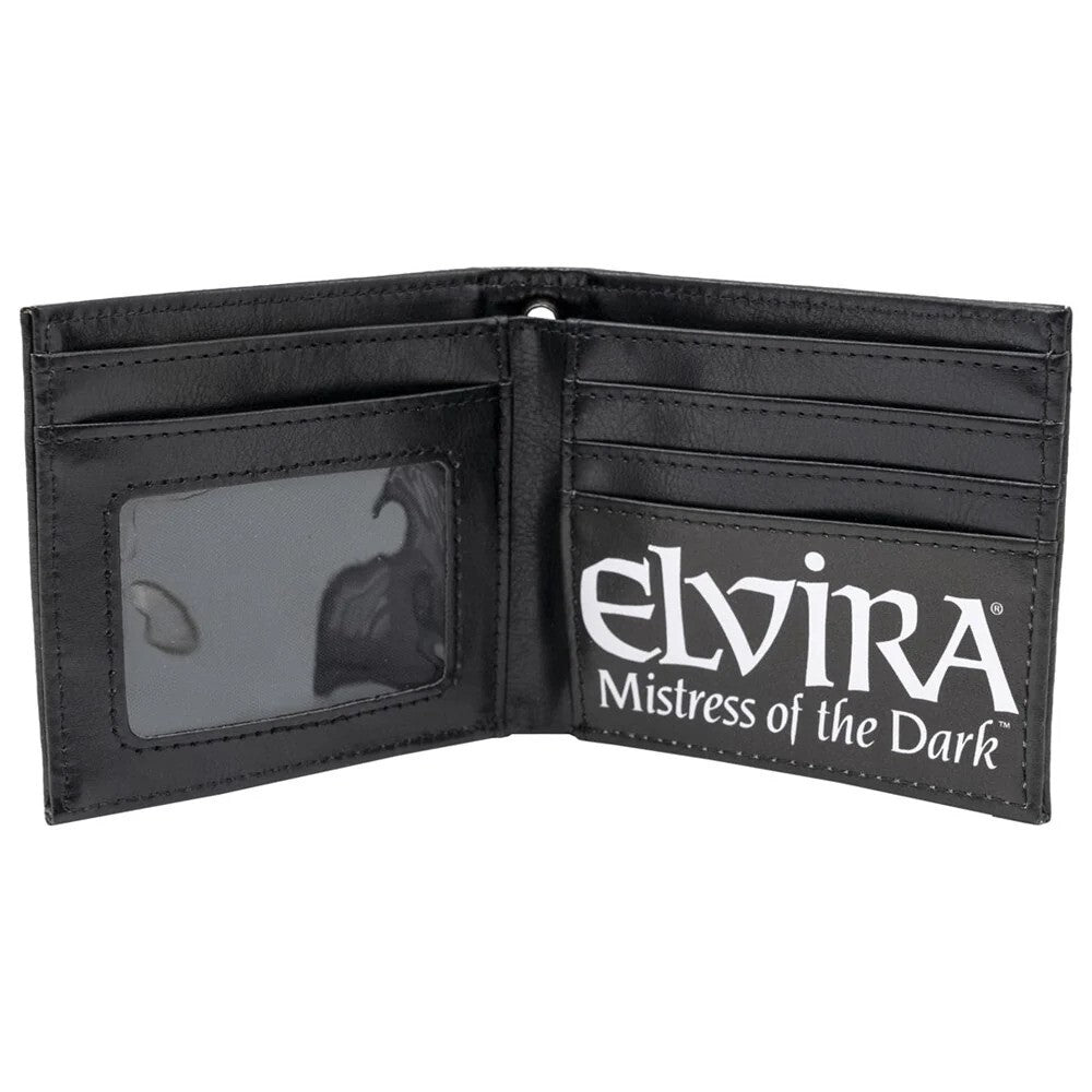 Kreepsville 666 Elvira Mobile Macabre Black Bifold Wallet