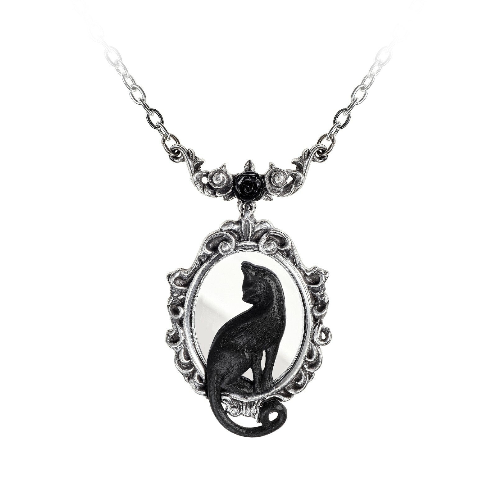 Alchemy Gothic Feline Felicity Cat Pendant P895
