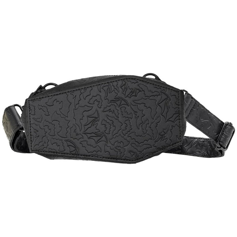 Kreepsville 666 Coffin Hip Pouch Embossed Bats