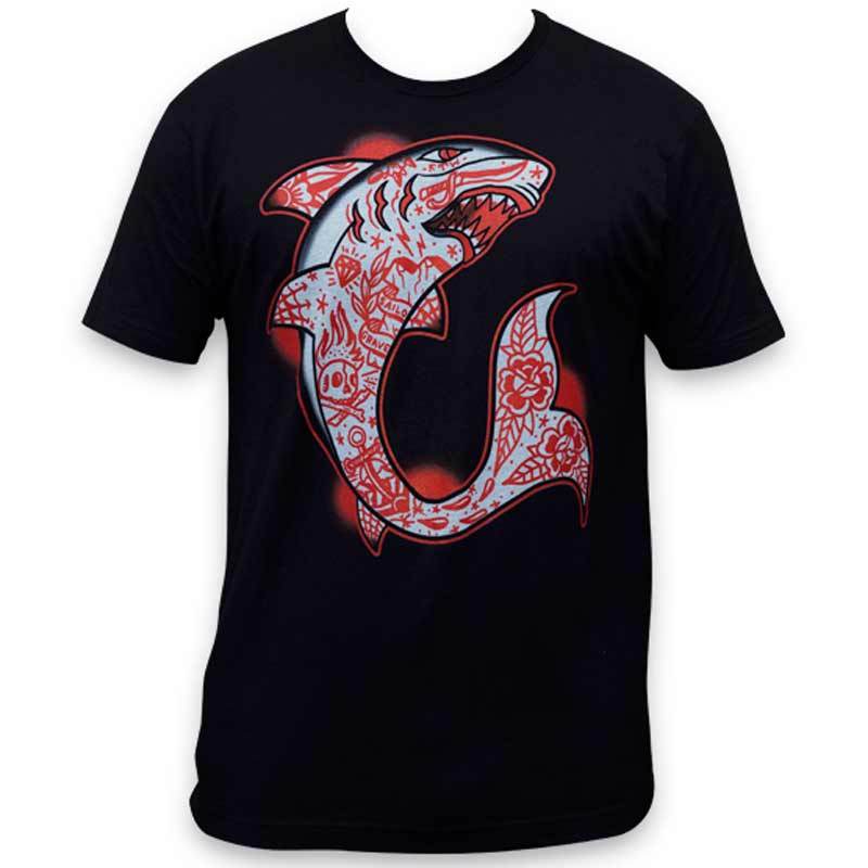 Black Market Art Shark Tee Artist Adi