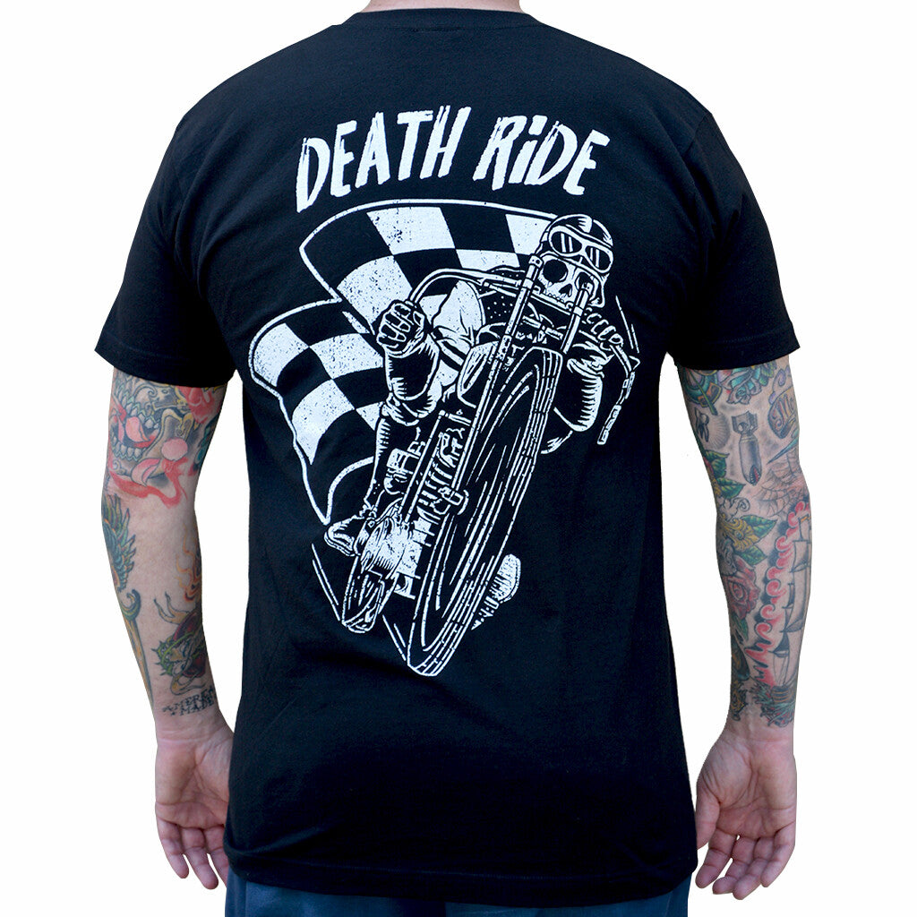 Black Market Art Death Ride Biker Tee