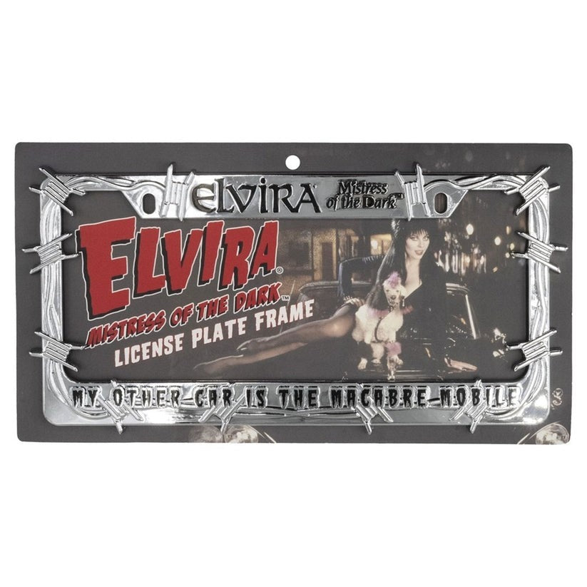 Kreepsville 666 Elvira Mobile Macabre License Plate Frame