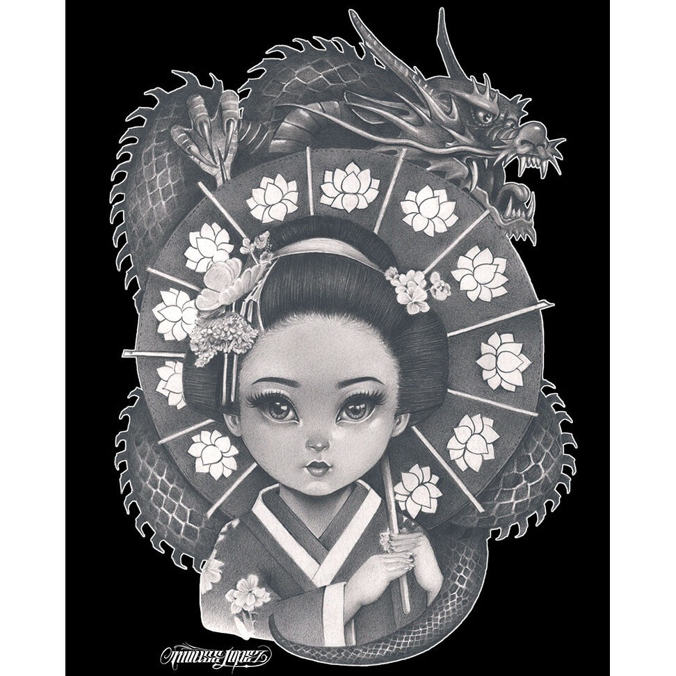 Black Market Art Lil Geisha Tee