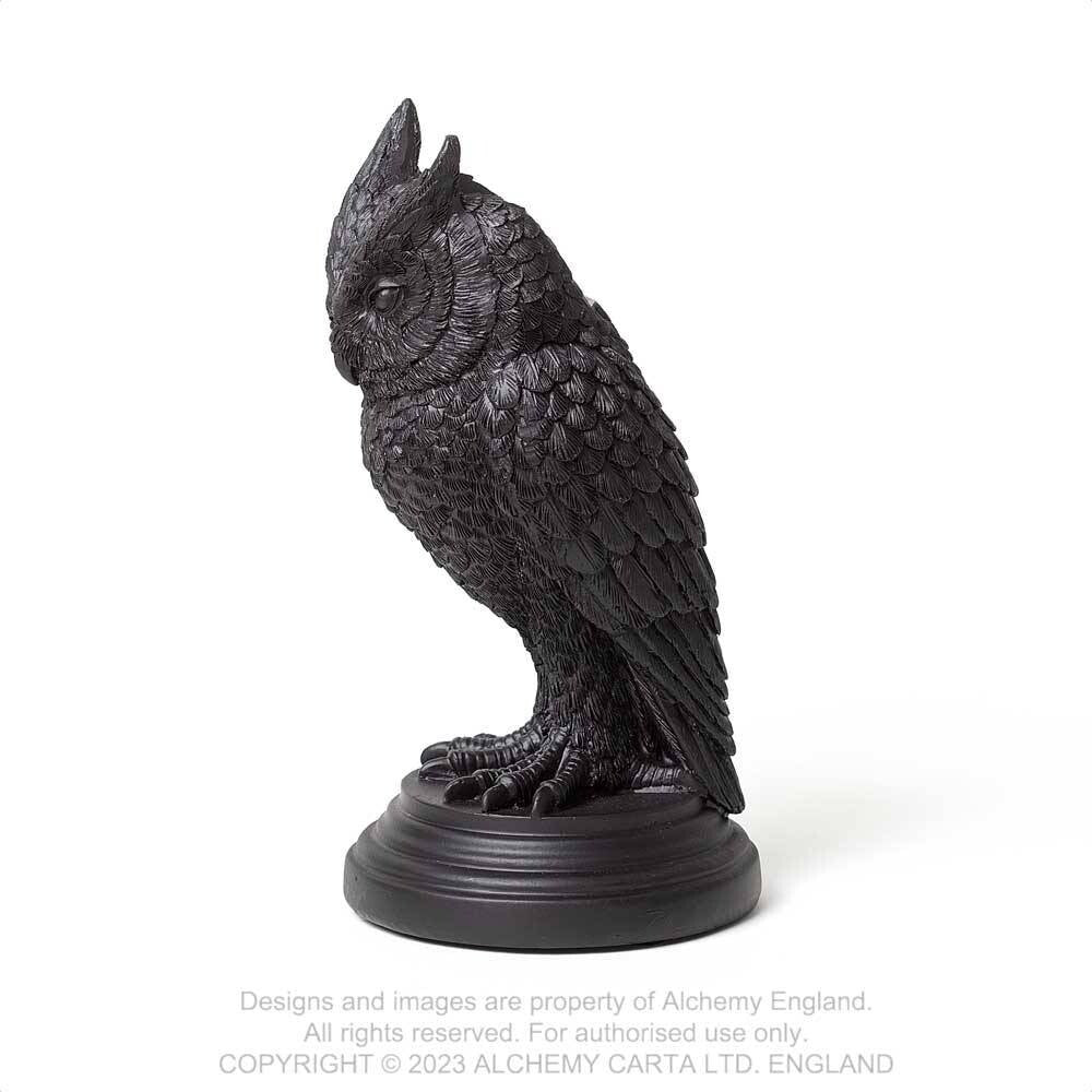 Alchemy Gothic Owl Astrontiel Candle Stick Holder V116