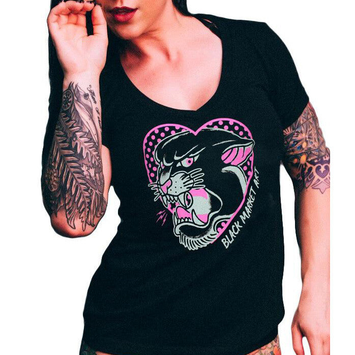 Black Market Art Pink Panther Tee