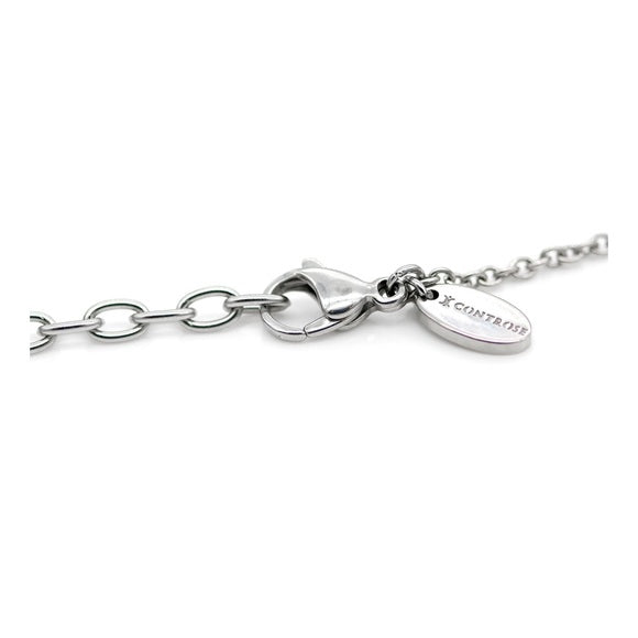 Controse Kitty Fish Bone Full Belly SST Cat Necklace
