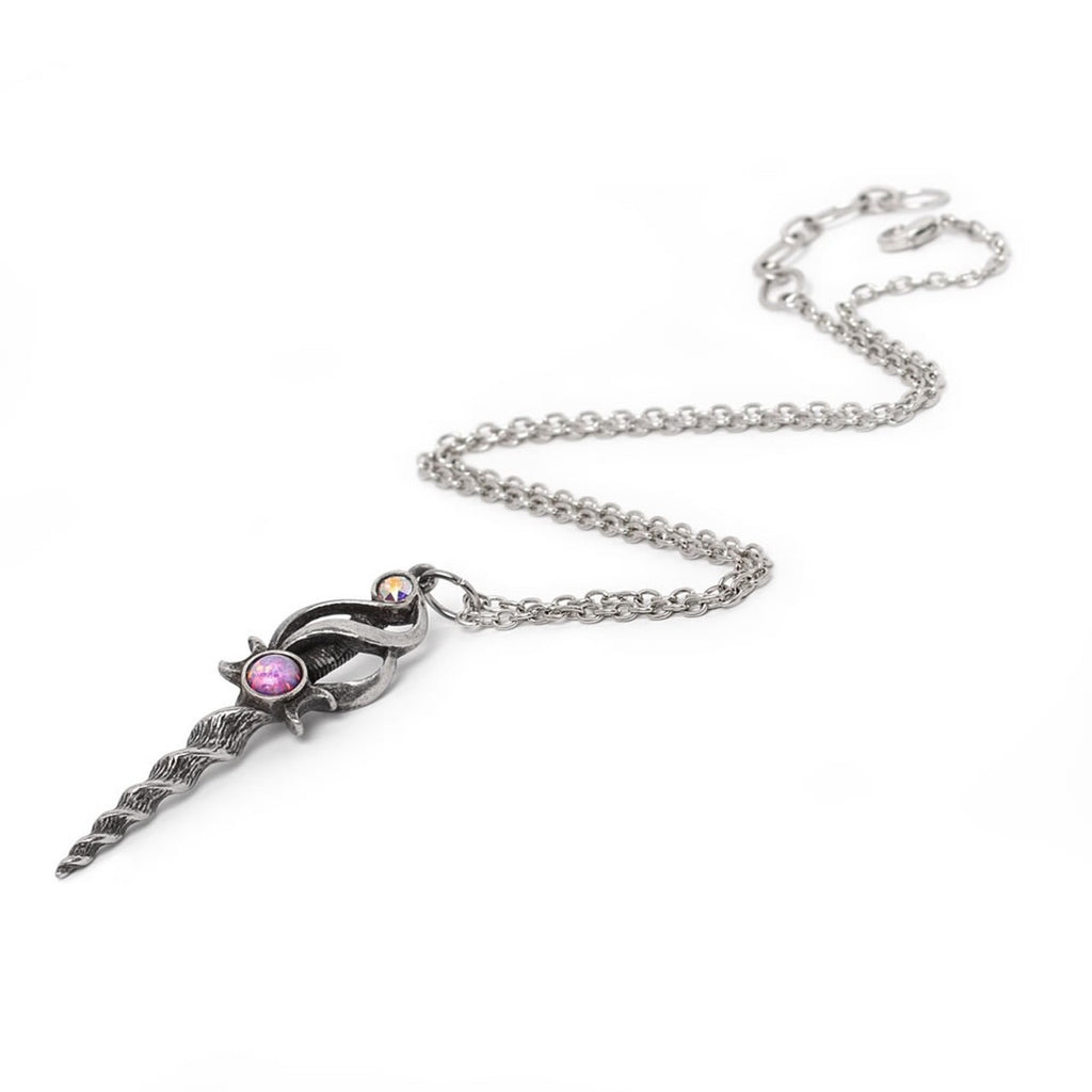 Alchemy Gothic Lunacorn Wand Pendant P999