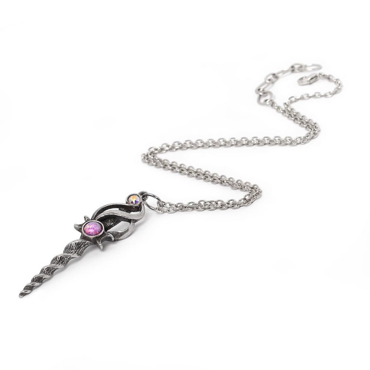 Alchemy Gothic Lunacorn Wand Pendant P999