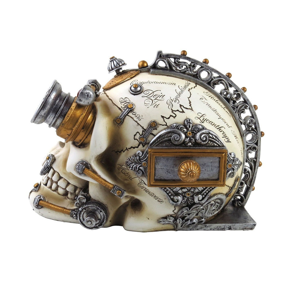 Alchemy Gothic Erasmus Darwin's Steam-Cerebrum Skull V4