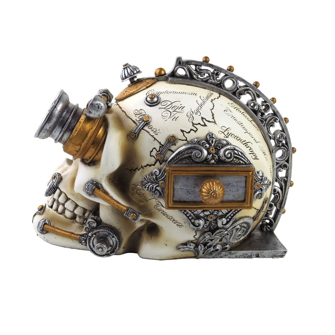 Alchemy Gothic Erasmus Darwin's Steam-Cerebrum Skull V4