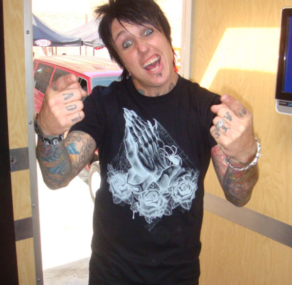 Lowbrow Art Prey Praying Hands Tee