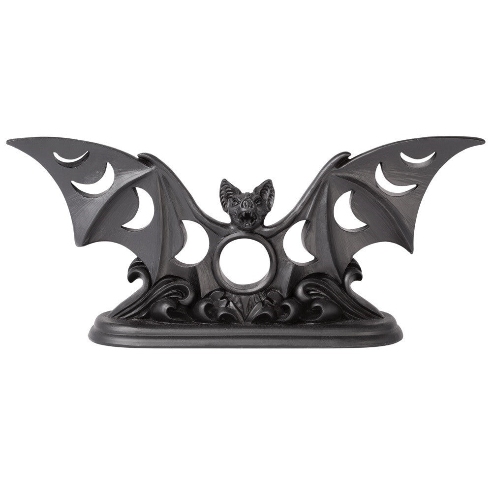 Alchemy Gothic Lunaeca Bat Tea Light Candle Holder V112