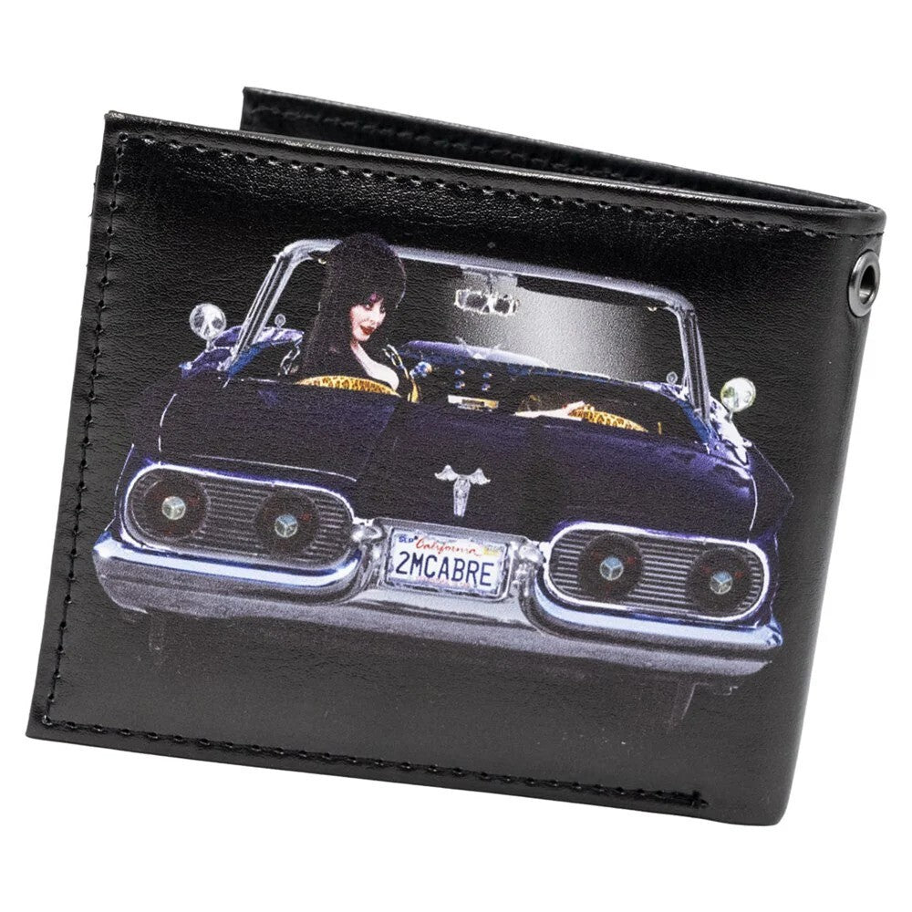 Kreepsville 666 Elvira Mobile Macabre Black Bifold Wallet