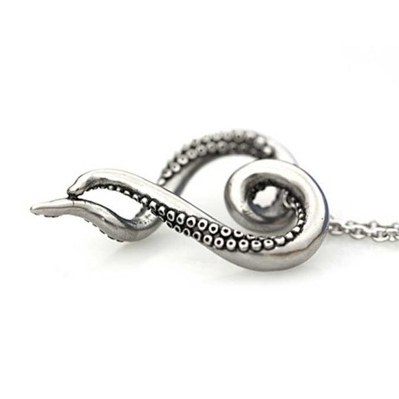 Controse Sea Lover Octopus Heart Stainless Steel Necklace