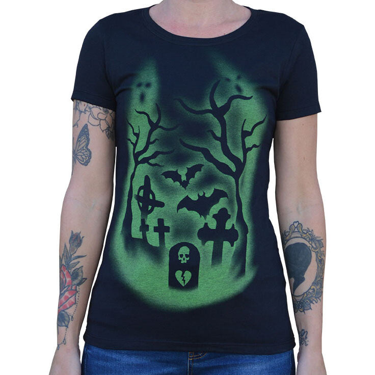 Lowbrow Art Death's Door Black Tee