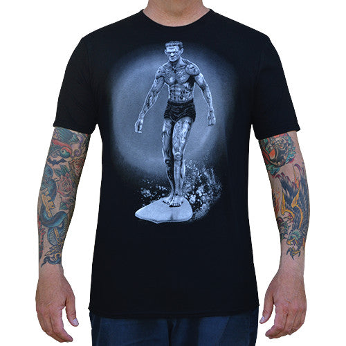 Lowbrow Art Midnight Rider Frankenstein Tee