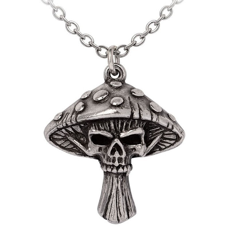 Alchemy Gothic Death Cap Poison Mushroom Pendant P1004