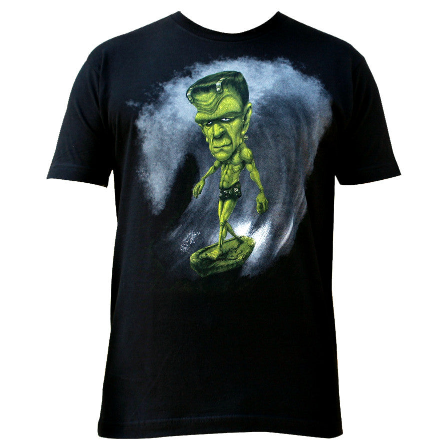 Lowbrow Art Surfenstein Frankenstein Surf Tee