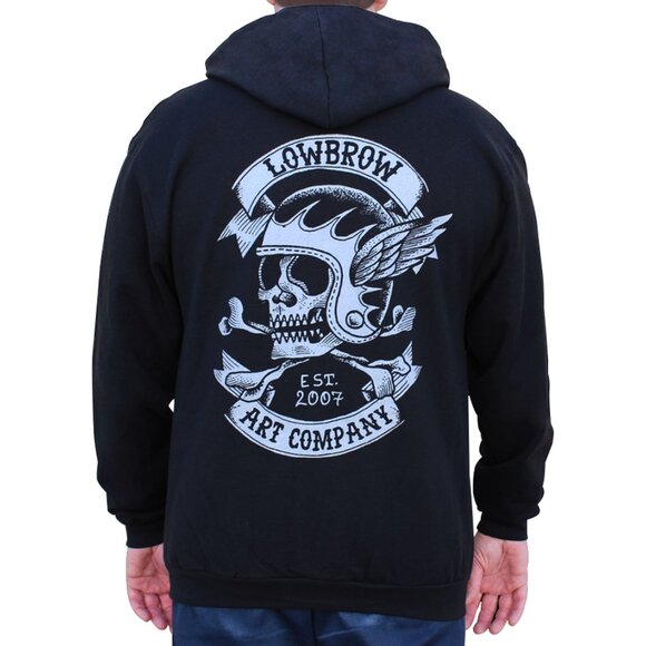 Lowbrow Art Fury Road Cafe Racer Motorcycle Hoodie
