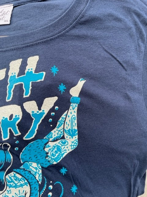 Black Market Art Death or Glory Blue Tee