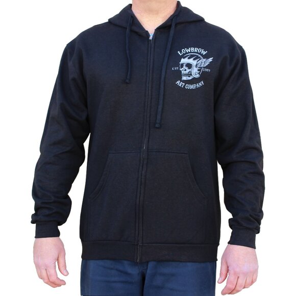 Lowbrow Art Fury Road Cafe Racer Motorcycle Hoodie