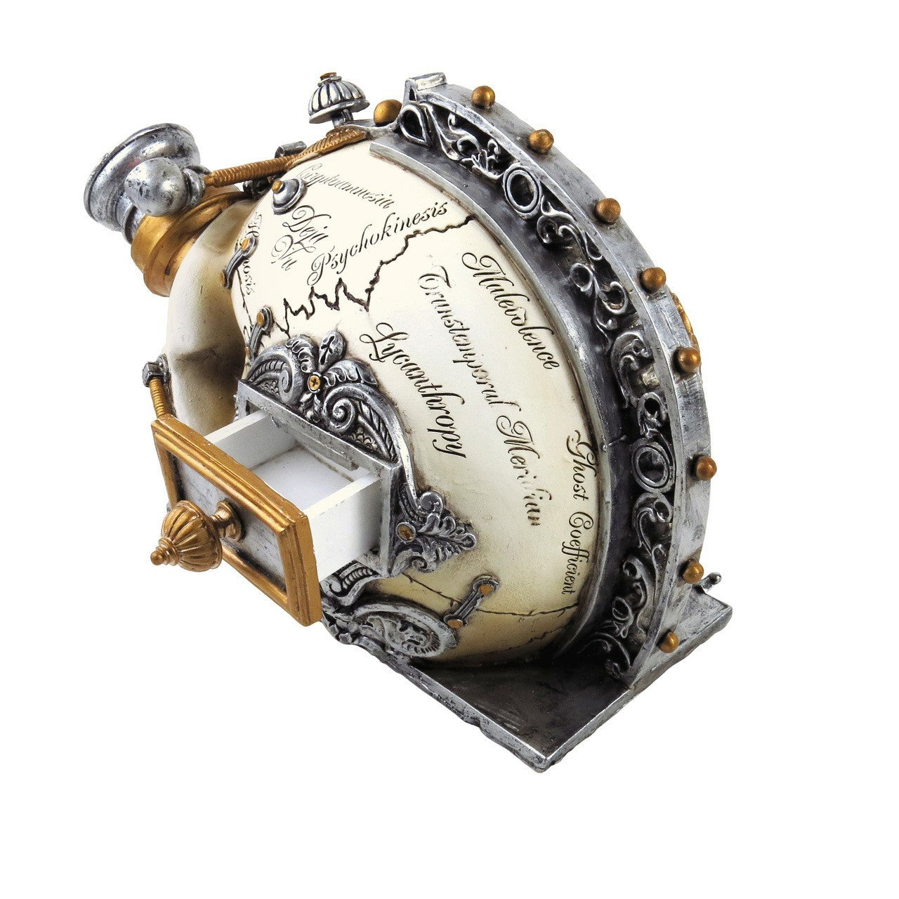 Alchemy Gothic Erasmus Darwin's Steam-Cerebrum Skull V4