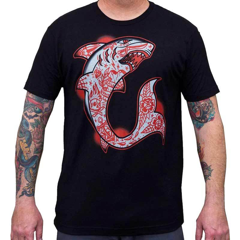 Black Market Art Shark Tee Artist Adi