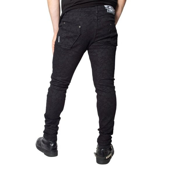 Kreepsville 666 Men's Halloween Icons Stretch Jeans