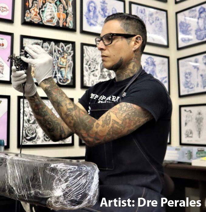 Black Market Art American Eagle Tattoo Tee