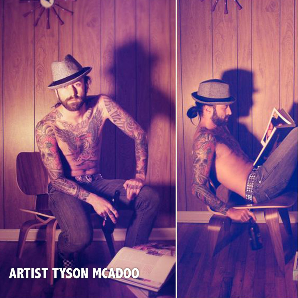 Lowbrow Art Hot in the Kitchen Cream Tee