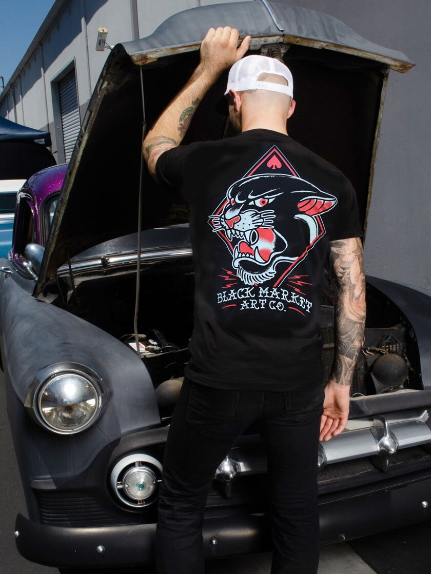 Black Market Art Panther Tee by Adi