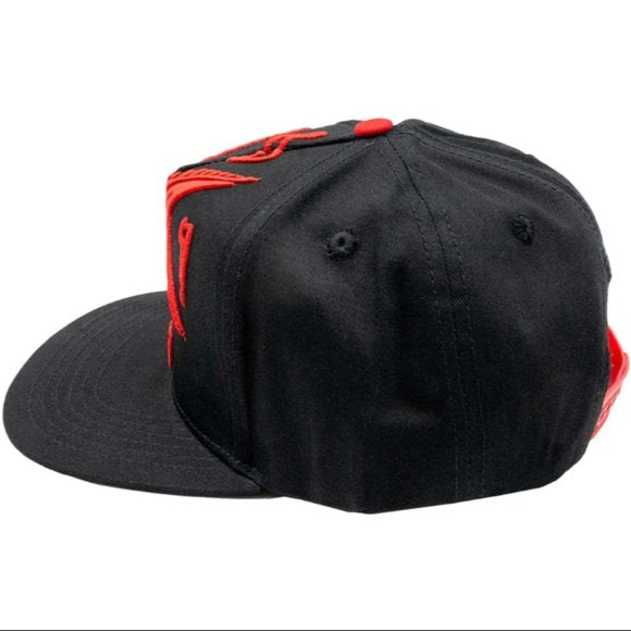 Kreepsville 666 Black Red Baphomet Snapback Cap