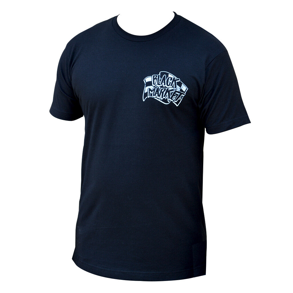 Black Market Art Death Ride Biker Tee