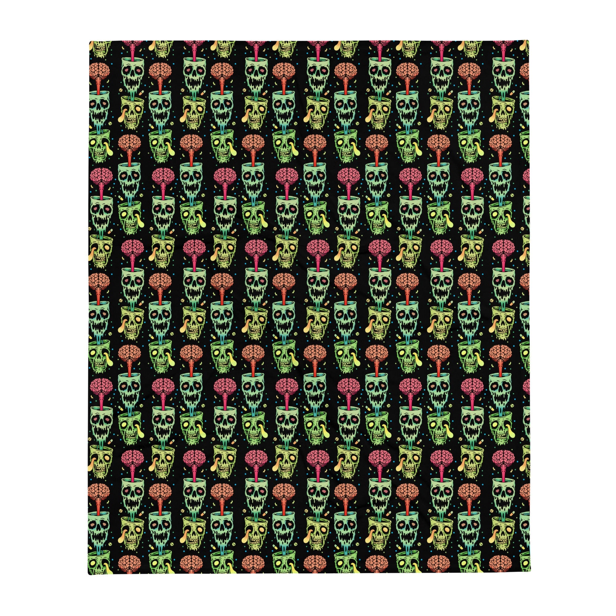 Murder Apparel Zombie Rave Throw Blanket