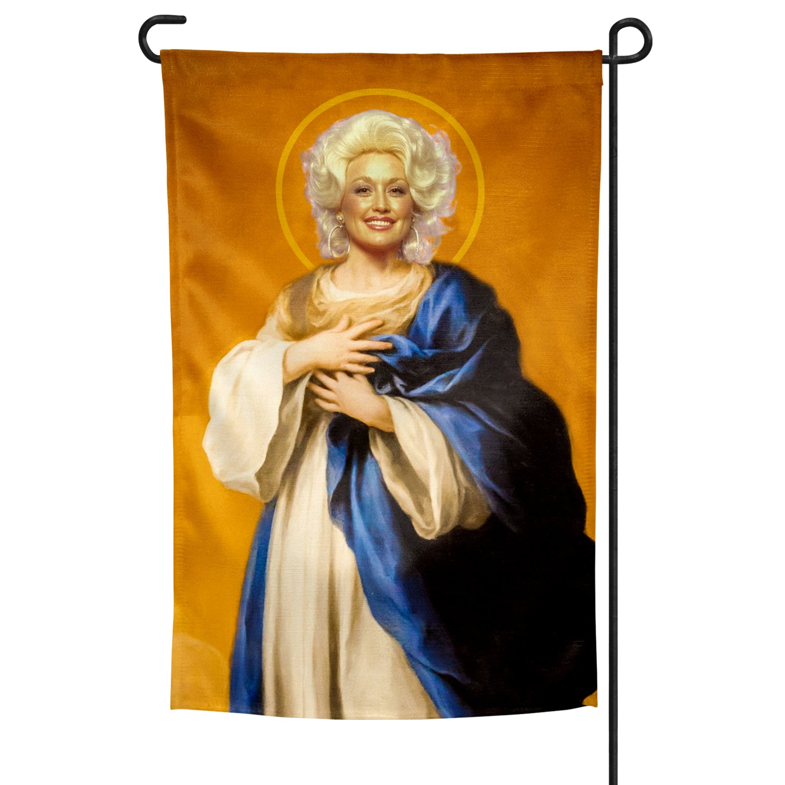 Original Underground Saint Dolly Parton Garden Flag