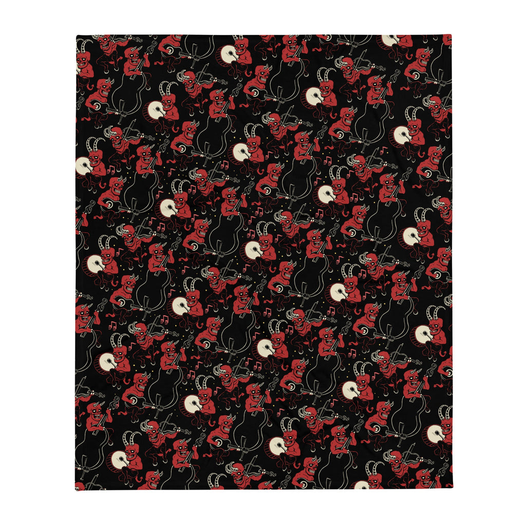 Murder Apparel Satan's Music Throw Blanket