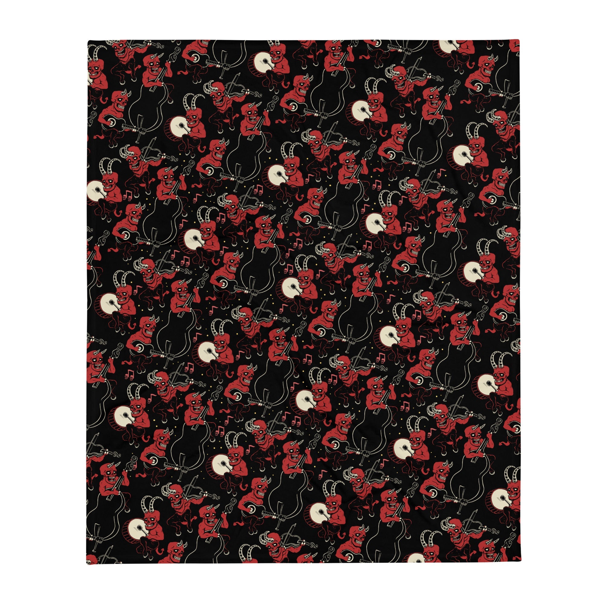 Murder Apparel Satan's Music Throw Blanket