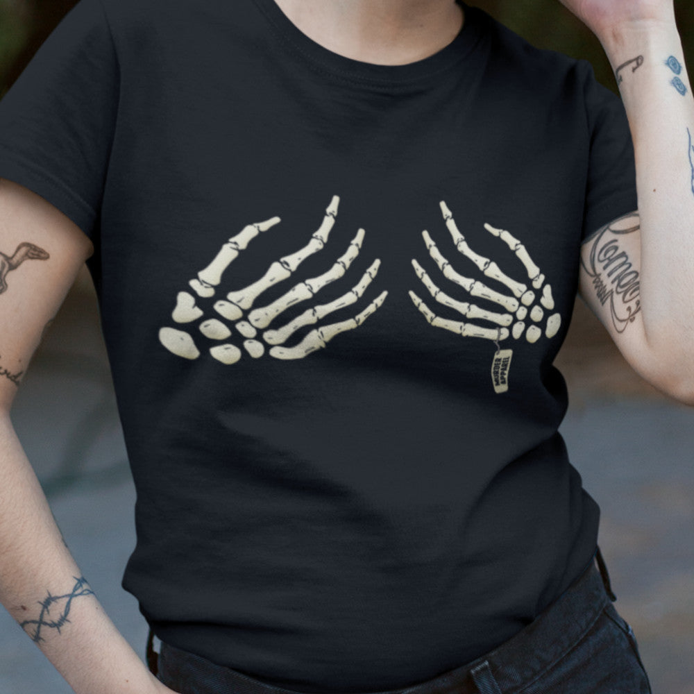 Murder Apparel Skeleton Boobs T-Shirt