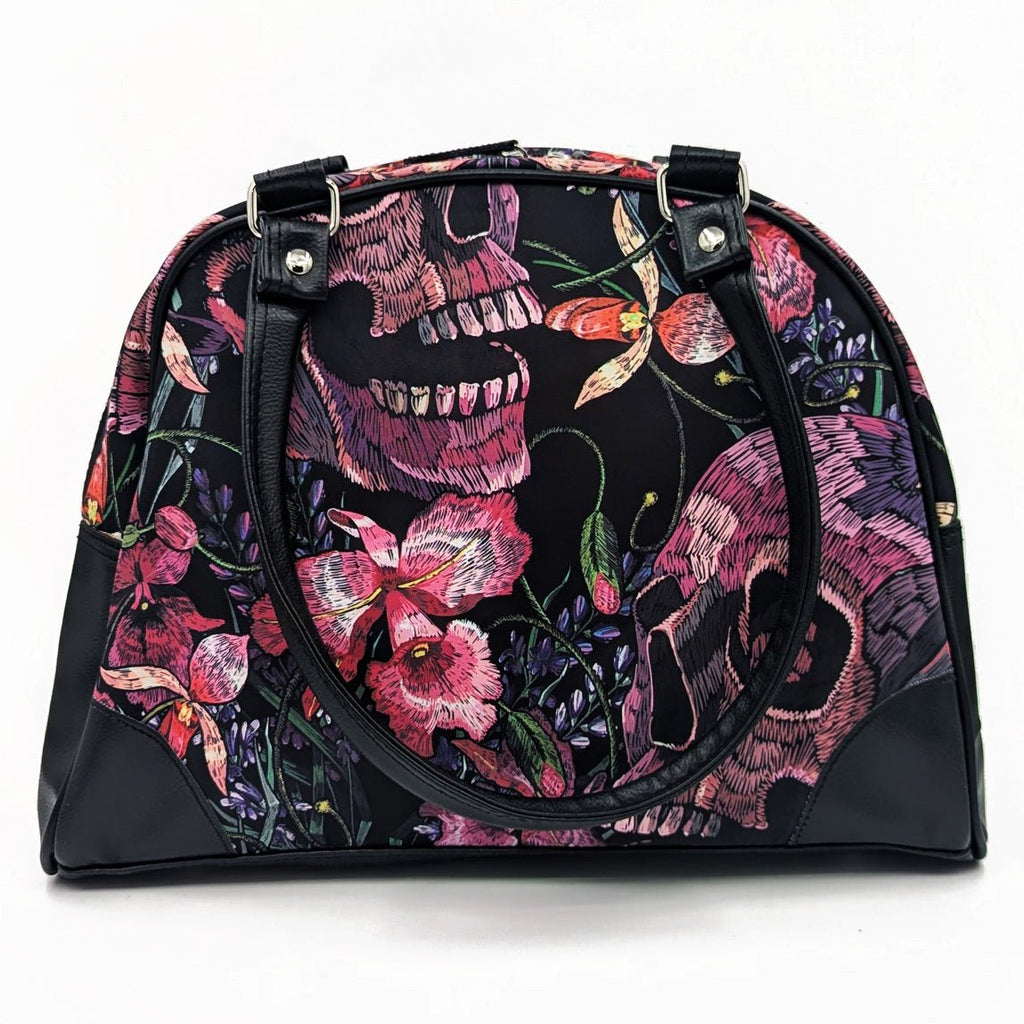 Original Underground Skulls and Flowers Purse