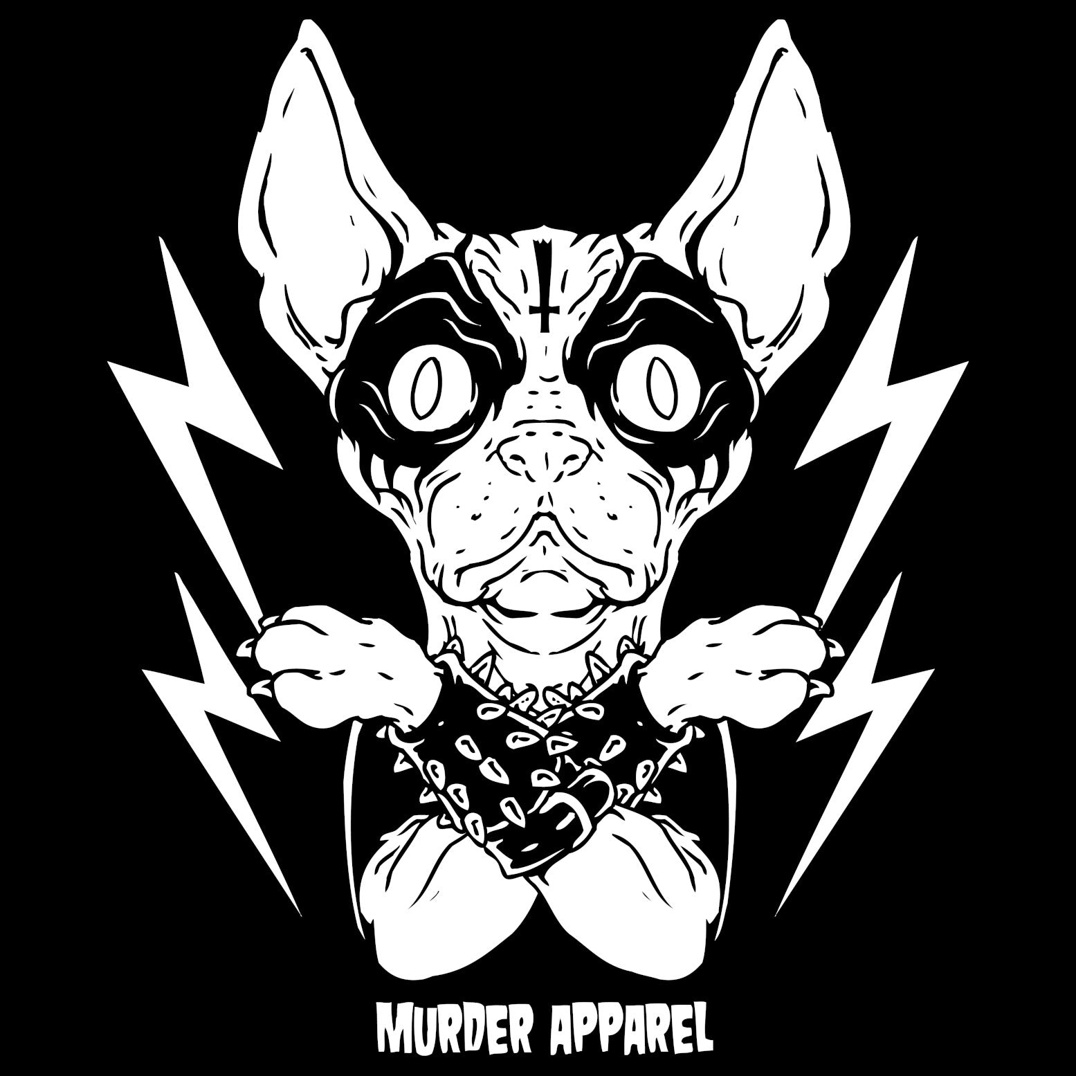 Murder Apparel Black Metal Sphynx T-Shirt