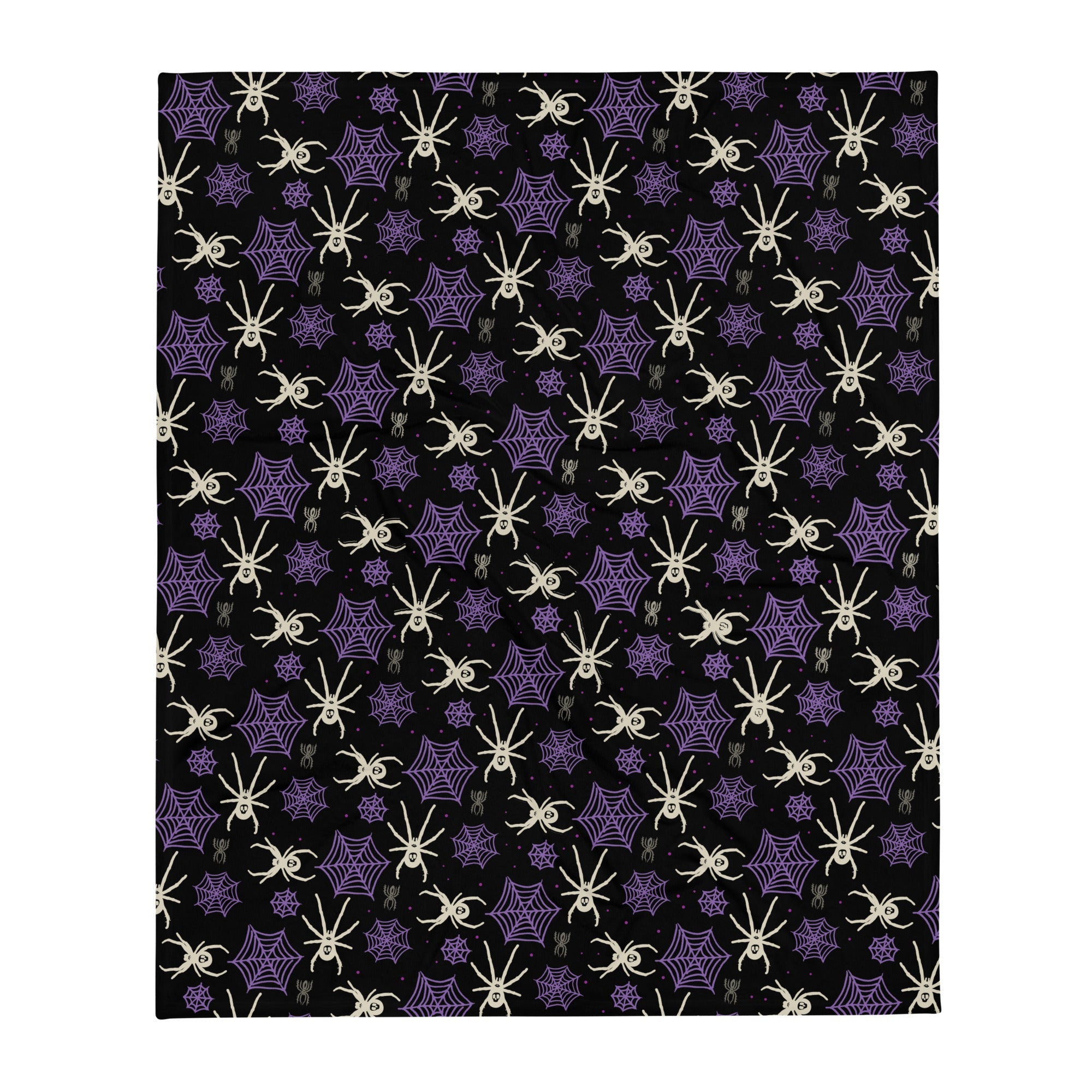 Murder Apparel Spider Webs Throw Blanket