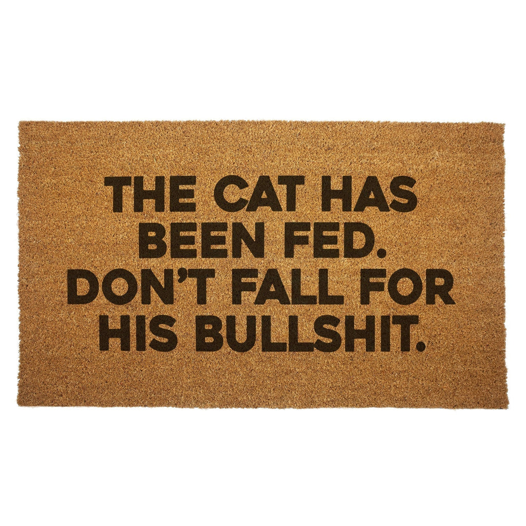 Original Underground The Cat Has Been Fed Door Mat
