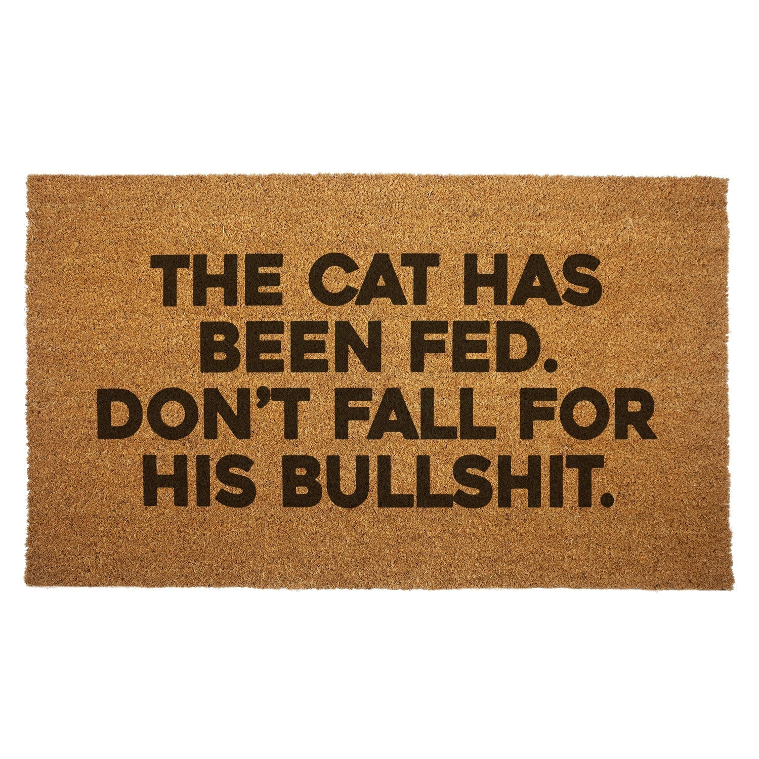 Original Underground The Cat Has Been Fed Door Mat