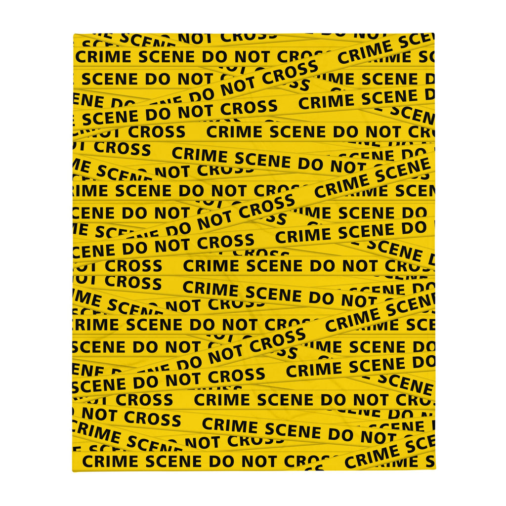 Murder Apparel Crime Scene Throw Blanket