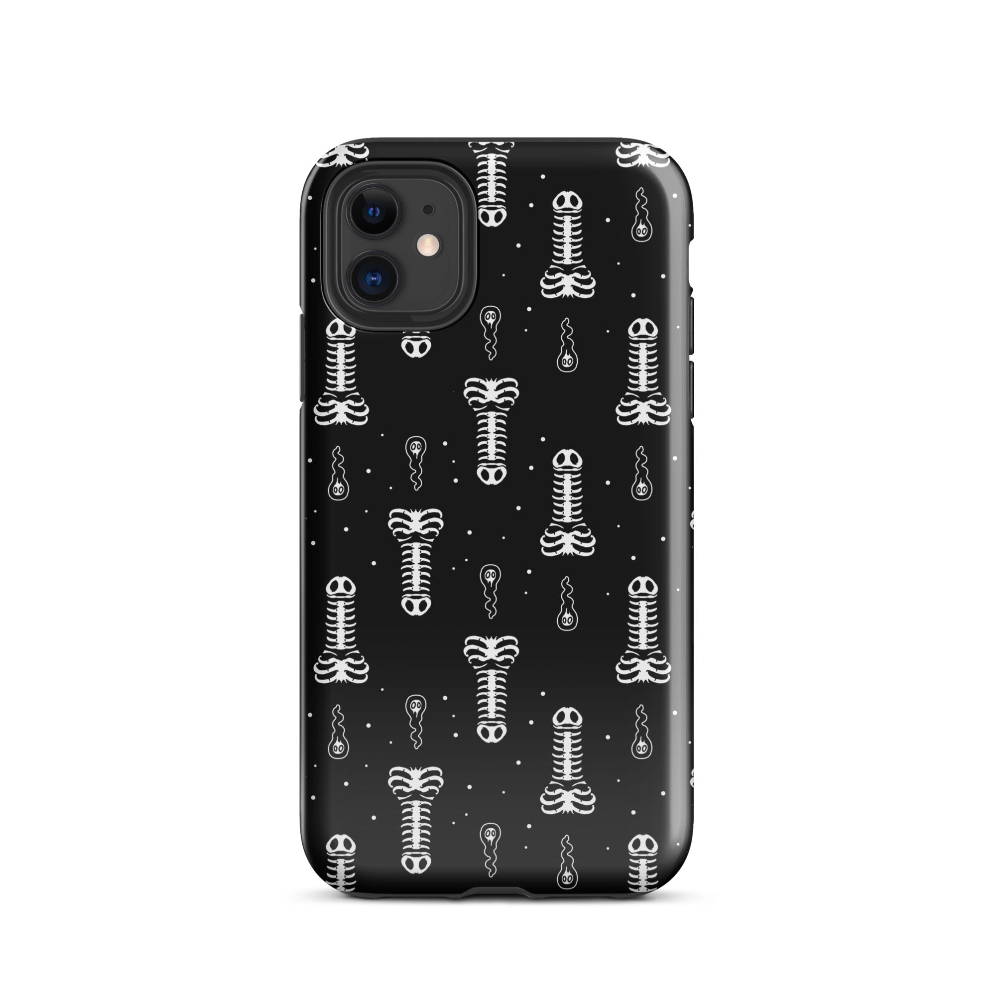 Murder Apparel Skeleton Penis Boner iPhone Case