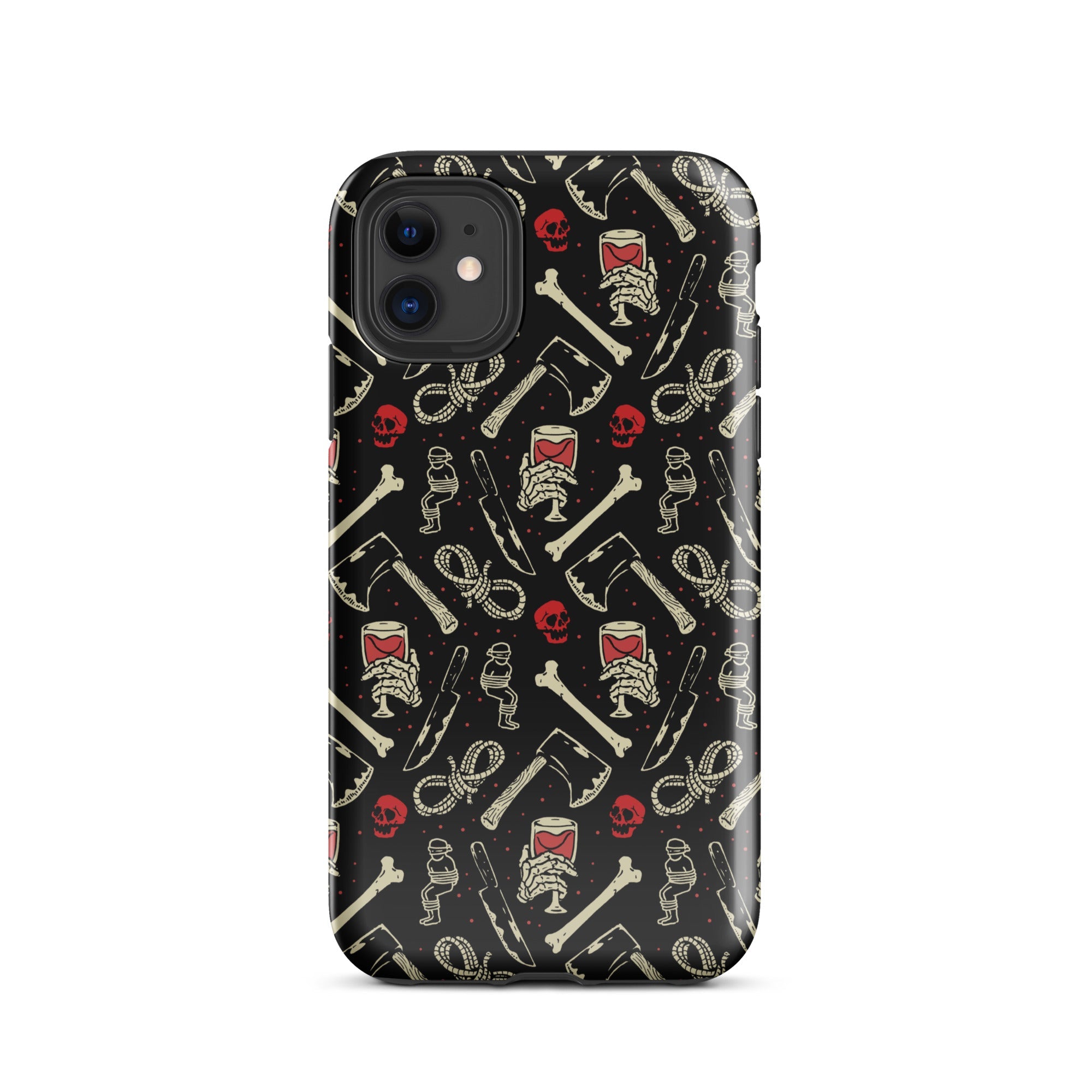 Murder Apparel True Crime And Wine iPhone Case
