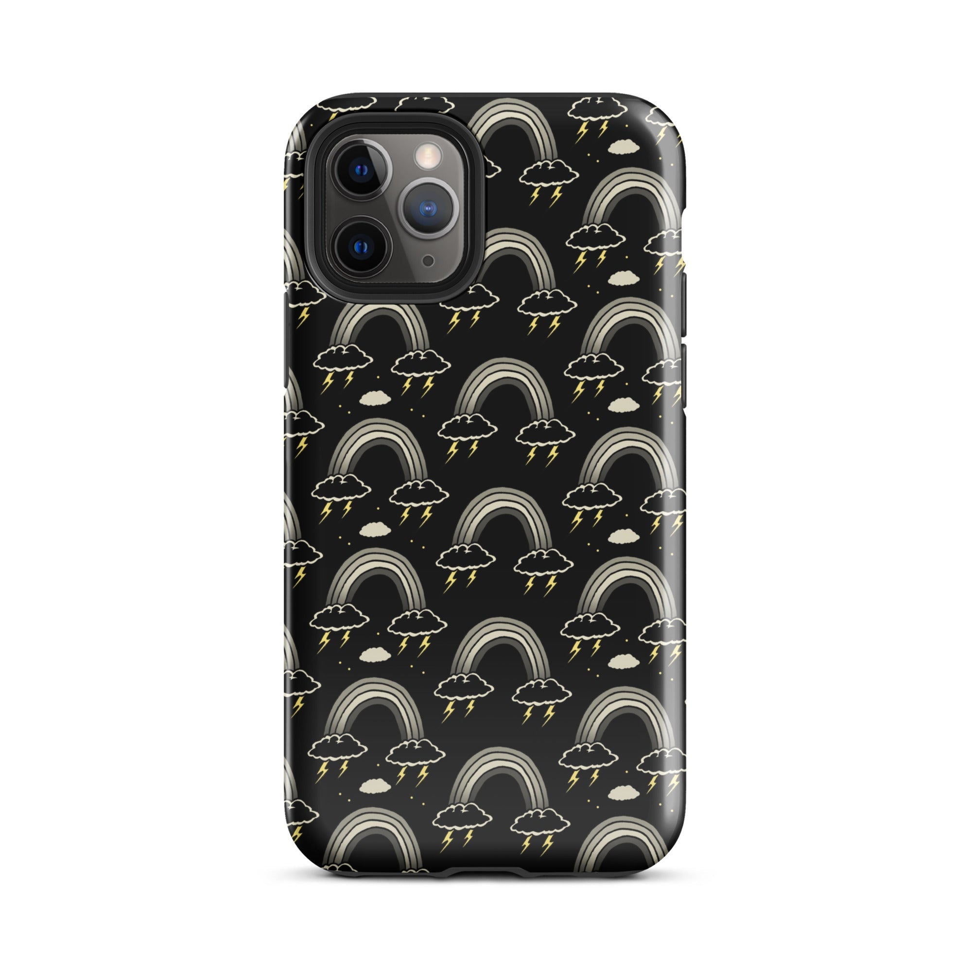 Murder Apparel Goth Rainbow Emo iPhone Case