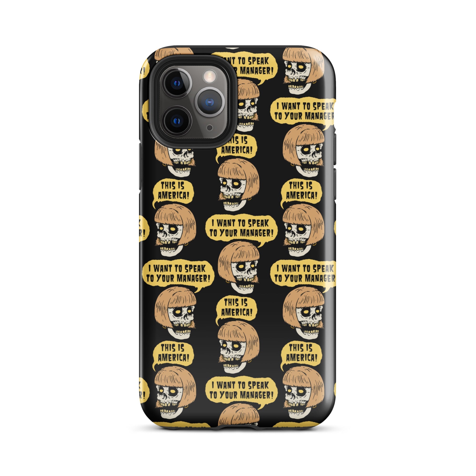 Murder Apparel Karen Skull iPhone Case