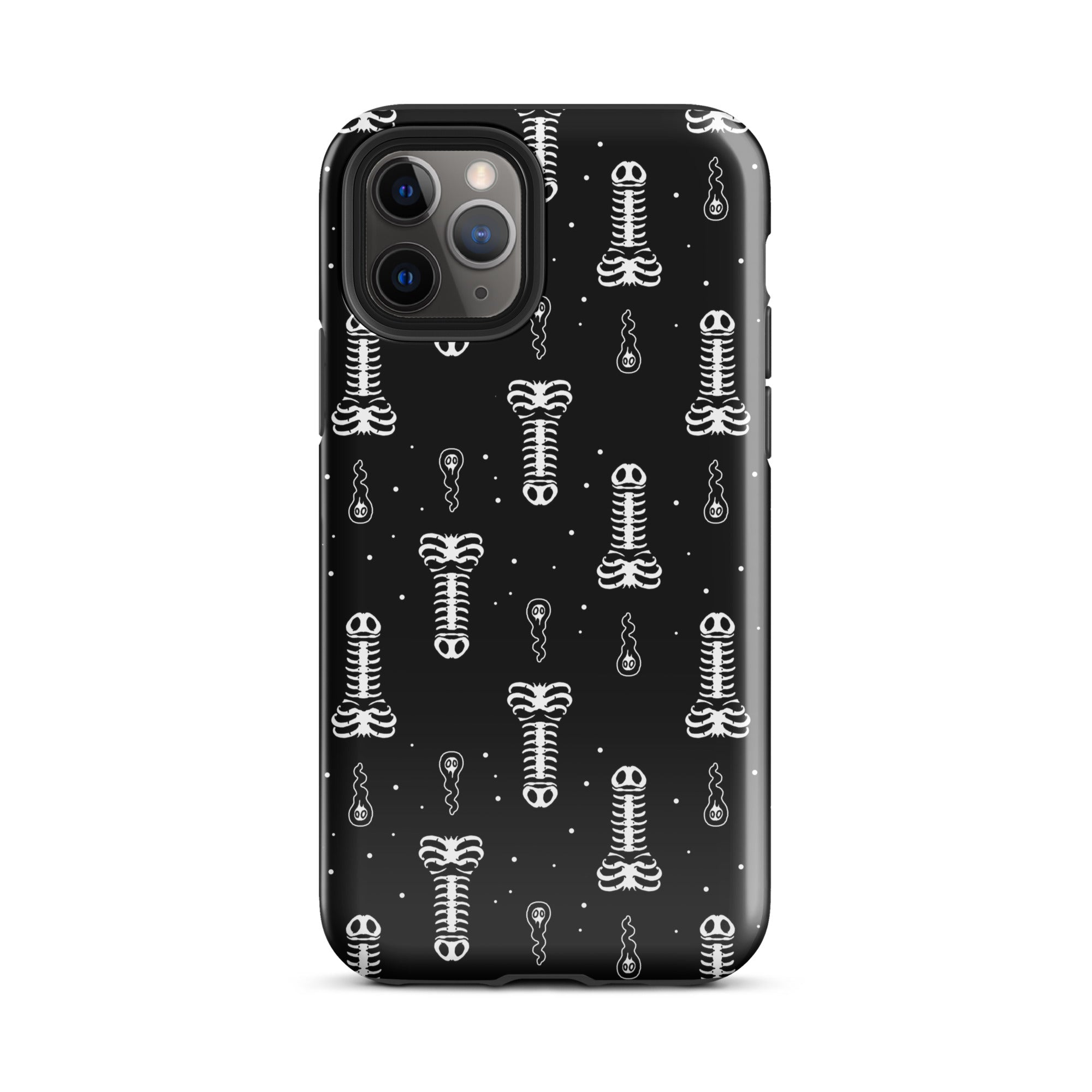 Murder Apparel Skeleton Penis Boner iPhone Case
